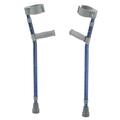 Inspired By Drive Pediatric Forearm Crutches, Knight Blue Pair - Small fc100-2gb